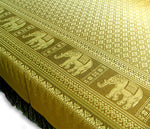 Vintage Silk Table Cloth Cover with Thai Elephants stripe